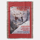 Poster Skiing Promotion Deken (Voorkant Verticaal)