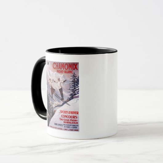 Poster Skiing Promotion Mok (Voorkant links)