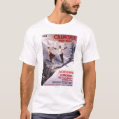 Poster Skiing Promotion T-shirt (Voorkant)