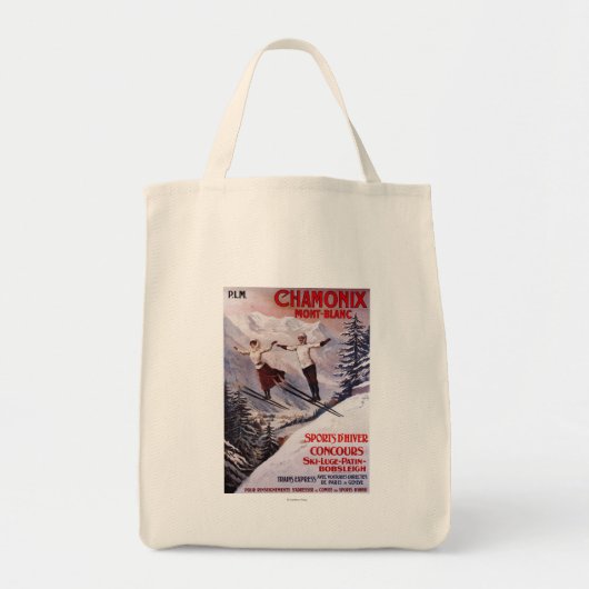 Poster Skiing Promotion Tote Bag (Voorkant)