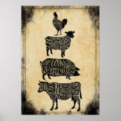  poster slagerij (Voorkant)