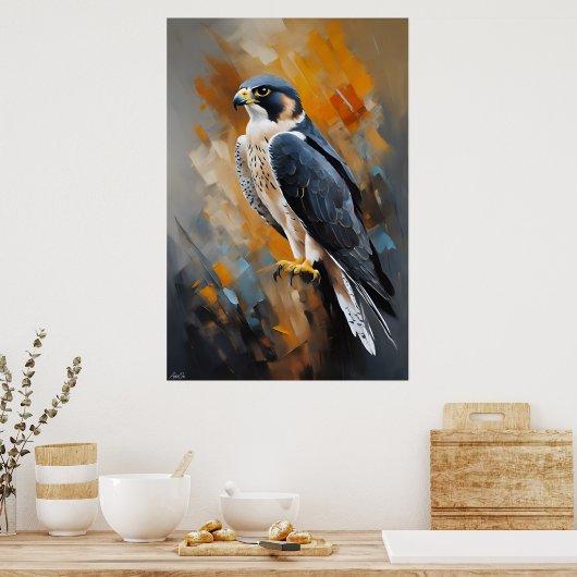 Poster | slechtvalk | Schilderstijl (Keuken)