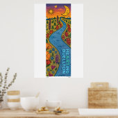 Poster - Slingerende Rivier (Keuken)