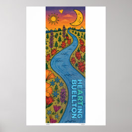 Poster - Slingerende Rivier