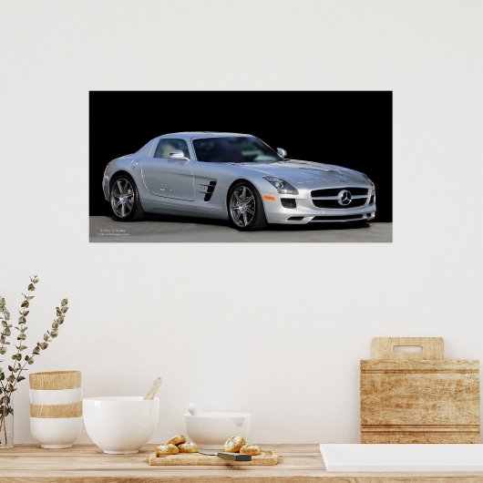 POSTER SLS AMG COUPE (Keuken)