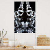 Poster Smokey Waves (Keuken)