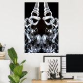 Poster Smokey Waves (Thuiskantoor)