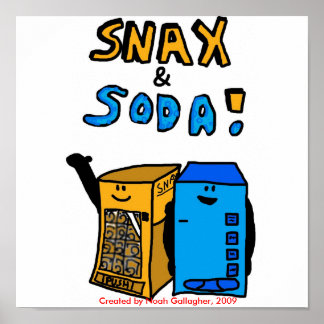 Poster Snax en Soda