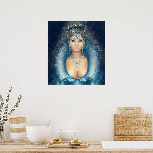 Poster Sneeuwkoningin (Keuken)