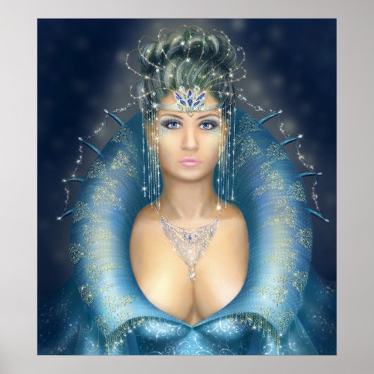 Poster Sneeuwkoningin (Voorkant)