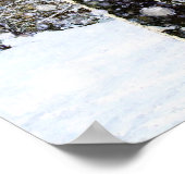 Poster sneeuwlandschap (Hoek)