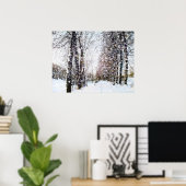 Poster sneeuwlandschap (Thuiskantoor)
