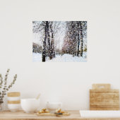 Poster sneeuwlandschap (Keuken)