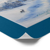 Poster Sneeuwscène (Hoek)