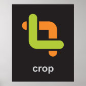 Poster snijpictogram (Voorkant)