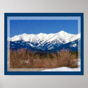 Poster Snowmobile Mountain Dreams