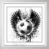 Poster-Soccer 12" x 12" Poster (Voorkant)