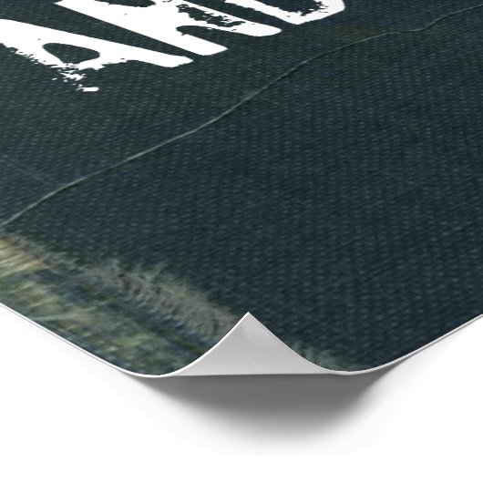 Poster Soccer Goals in Ripped Denim 005 (Hoek)