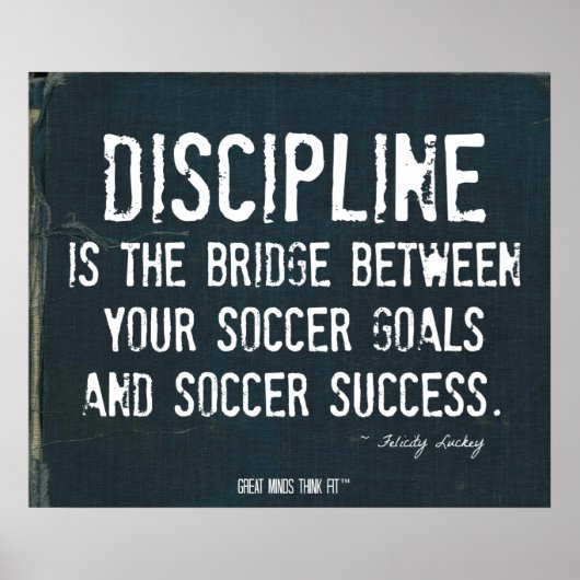 Poster Soccer Goals in Ripped Denim 005 (Voorkant)