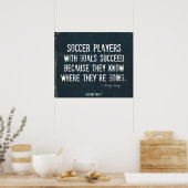 Poster Soccer Goals in Ripped Denim 007 (Keuken)