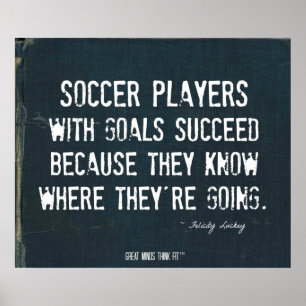 Poster Soccer Goals in Ripped Denim 007