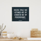 Poster Soccer Goals in Ripped Denim 008 (Keuken)