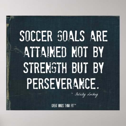 Poster Soccer Goals in Ripped Denim 008 (Voorkant)