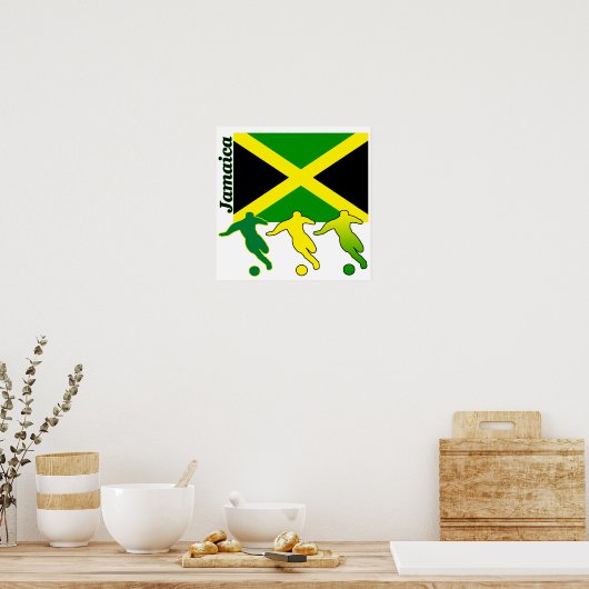 Poster Soccer Jamaica (Keuken)