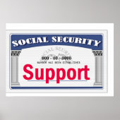 Poster Sociale zekerheid Afdrukken (Voorkant)