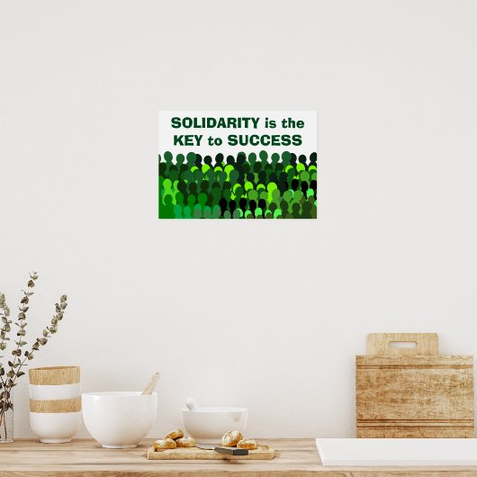 Poster Solidariteit (Keuken)
