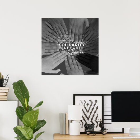 Poster Solidariteit (Thuiskantoor)