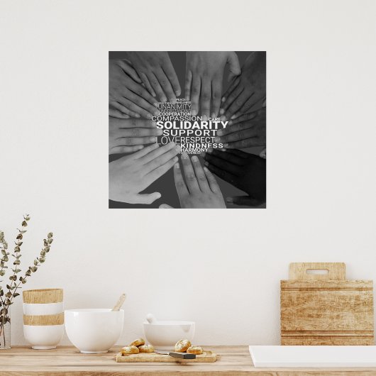 Poster Solidariteit (Keuken)