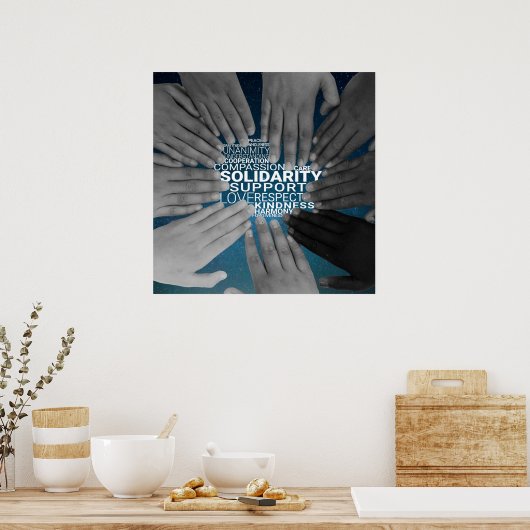 Poster Solidariteit (Keuken)