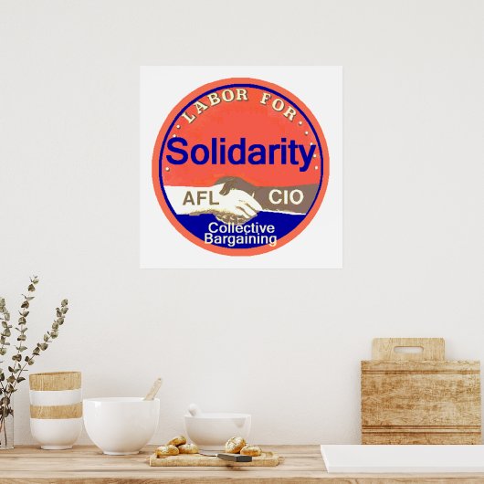 Poster Solidariteit afdrukken (Keuken)