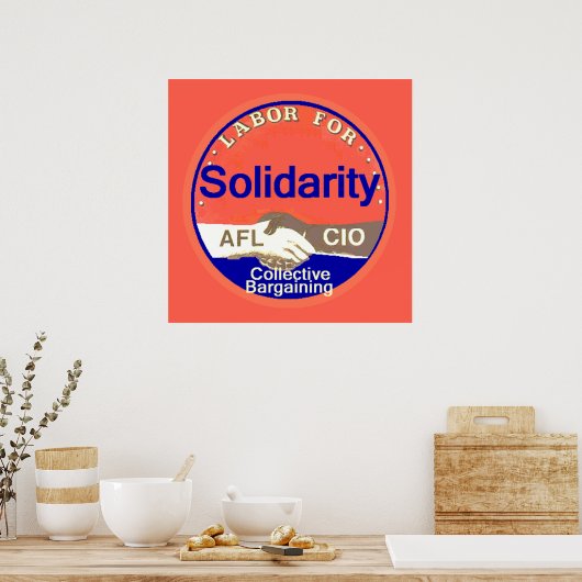 Poster Solidariteit afdrukken (Keuken)