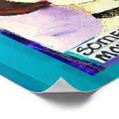 POSTER-SOMS WANNEER IK MIJN MOUTH OPEN POSTER (Hoek)