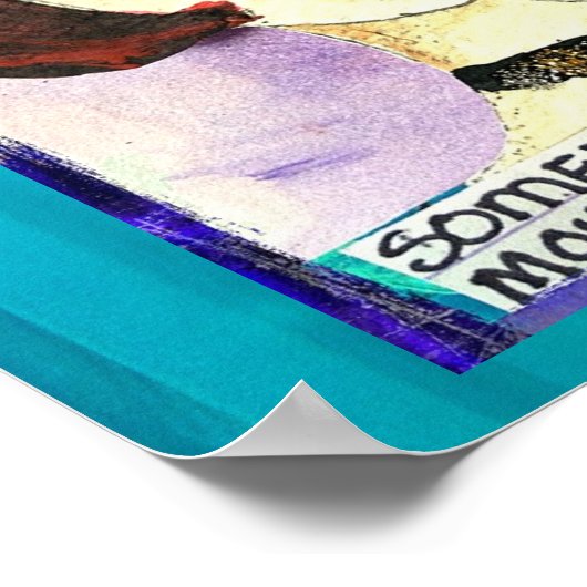 POSTER-SOMS WANNEER IK MIJN MOUTH OPEN POSTER (Hoek)