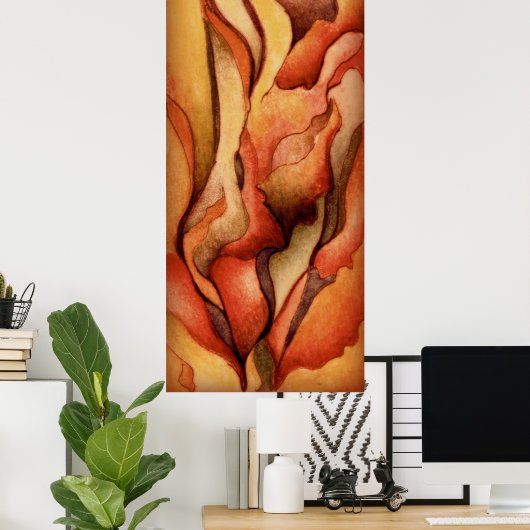 Poster-Sonoran-woestijnzonsondergang Poster (Thuiskantoor)