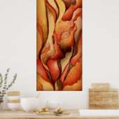 Poster-Sonoran-woestijnzonsondergang Poster (Keuken)