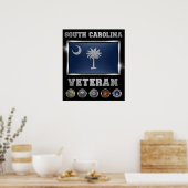 Poster South Carolina (Keuken)