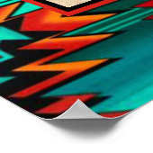 Poster Southwest Kokopelli (Hoek)