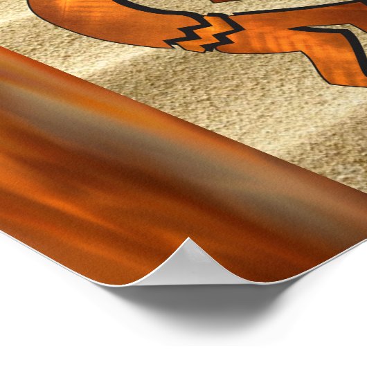 Poster Southwest Kokopelli (Hoek)