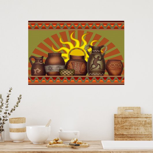 Poster Southwest Pottery (Keuken)