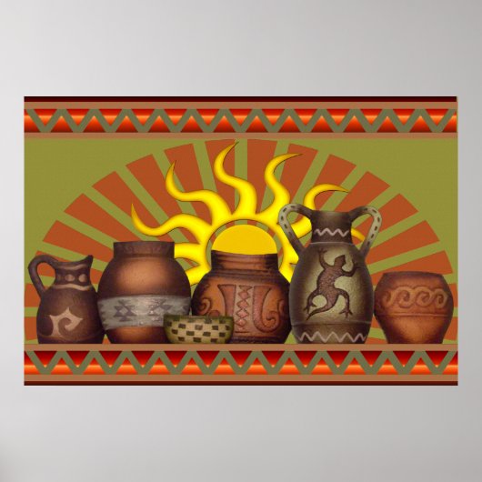 Poster Southwest Pottery (Voorkant)