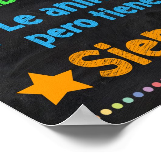 Poster Spaans groepsregels (Hoek)