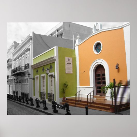 Poster Spaanse architectuur (Voorkant)