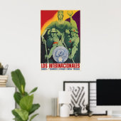 Poster Spaanse Burgeroorlog Internationale Brigade (Thuiskantoor)