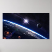 Poster "Space 1" (Voorkant)