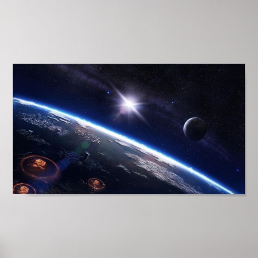 Poster "Space 1" (Voorkant)