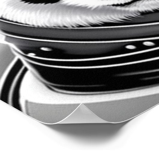 Poster Space Panda (Hoek)